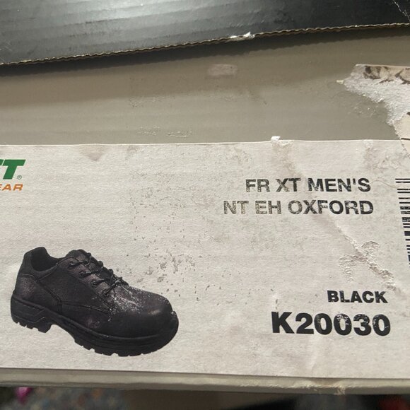 **HYTEST** Footrests® Men's Composite Toe Shoe Black - K20030 9.5 NWT - Picture 6 of 8